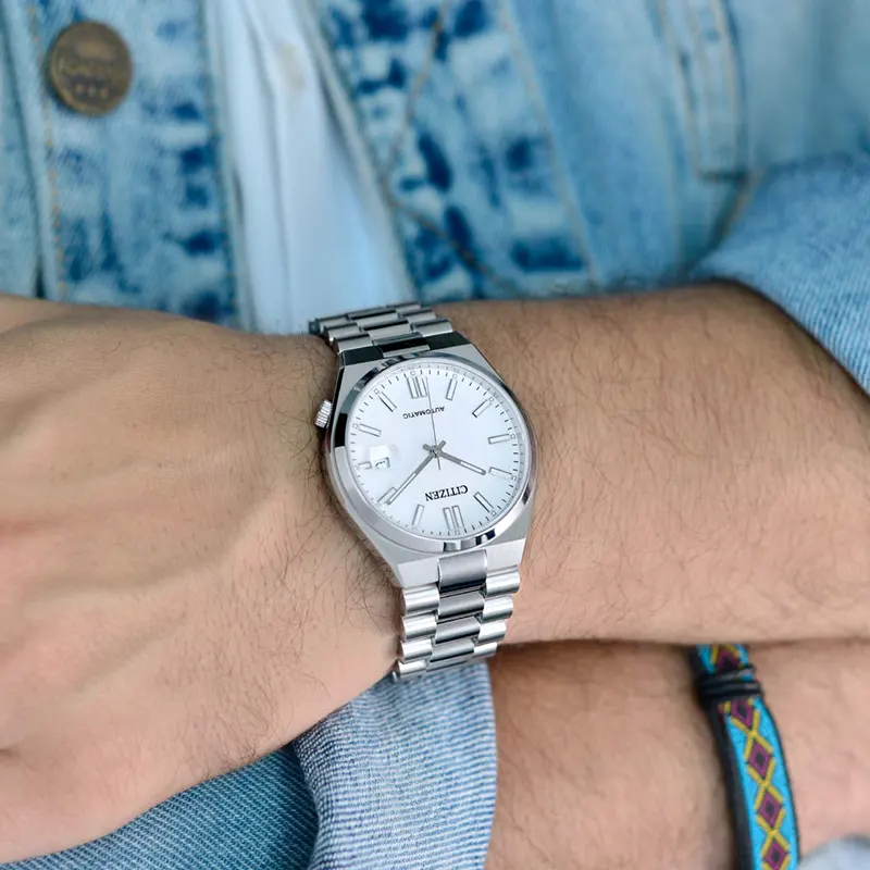 Citizen Tsuyosa Automatic White Dial Men's Watch- NJ0150-81A